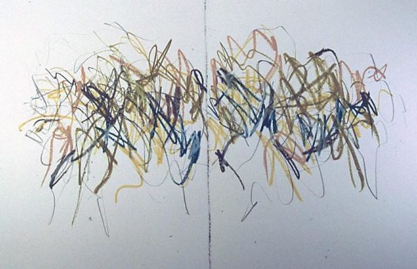 Abstract Drawing Diptych by John Down